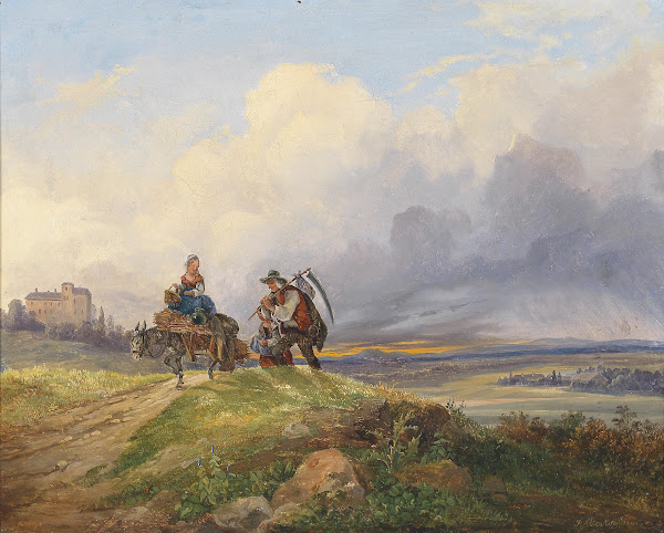Am Heimweg von der Feldarbeit 1846