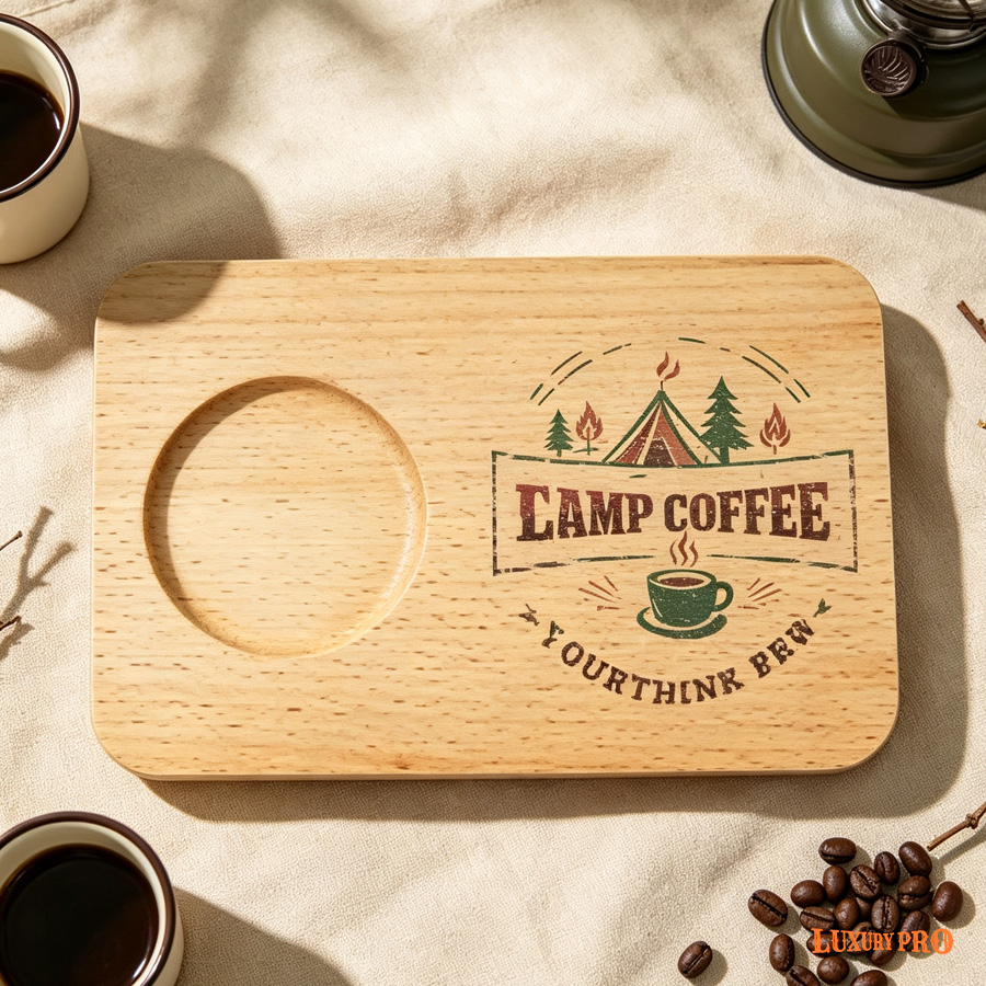 Wooden Coffee Tray