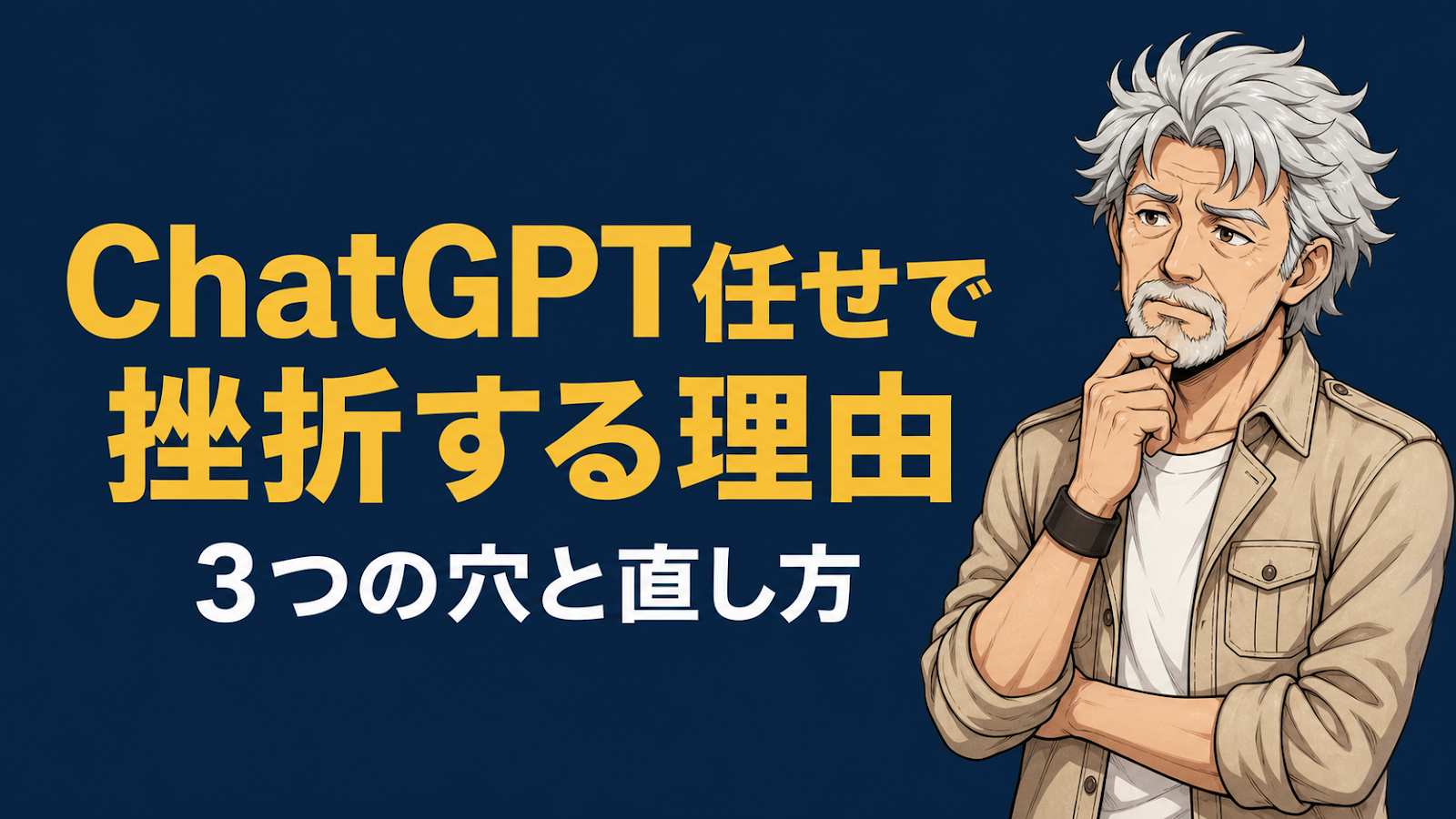 ChatGPT任せのSNS運用が挫折する理由と直し方のアイキャッチ