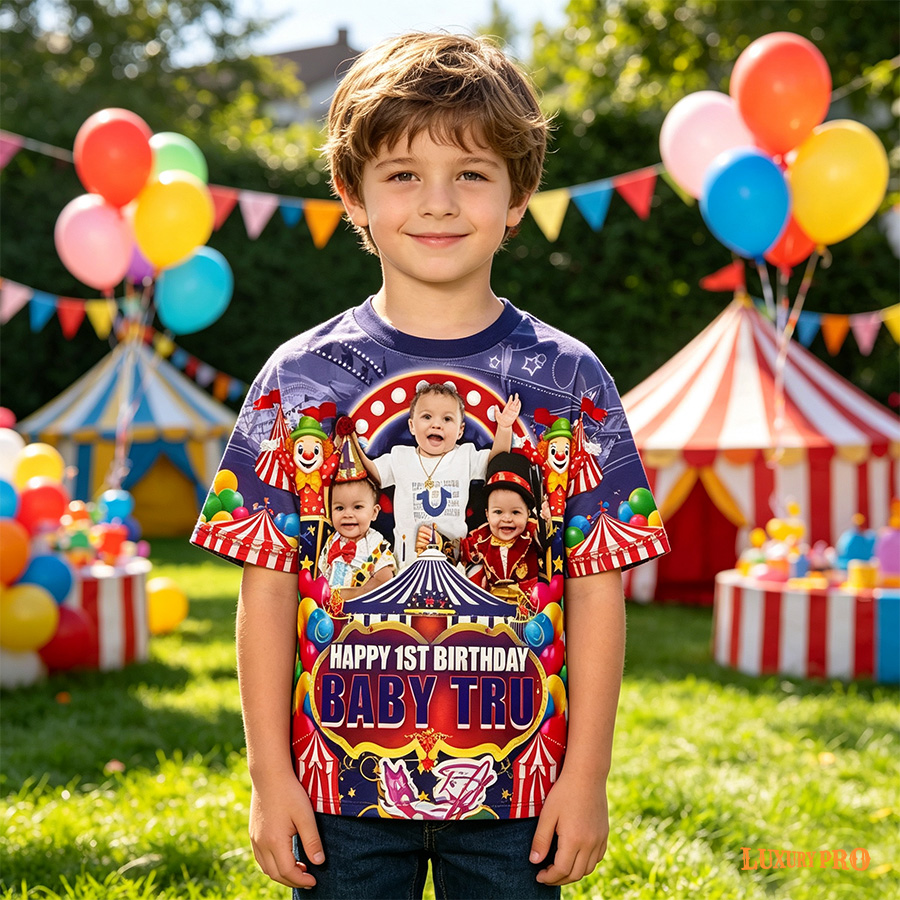 AOP KHU Kids Short Sleeve T-Shirt