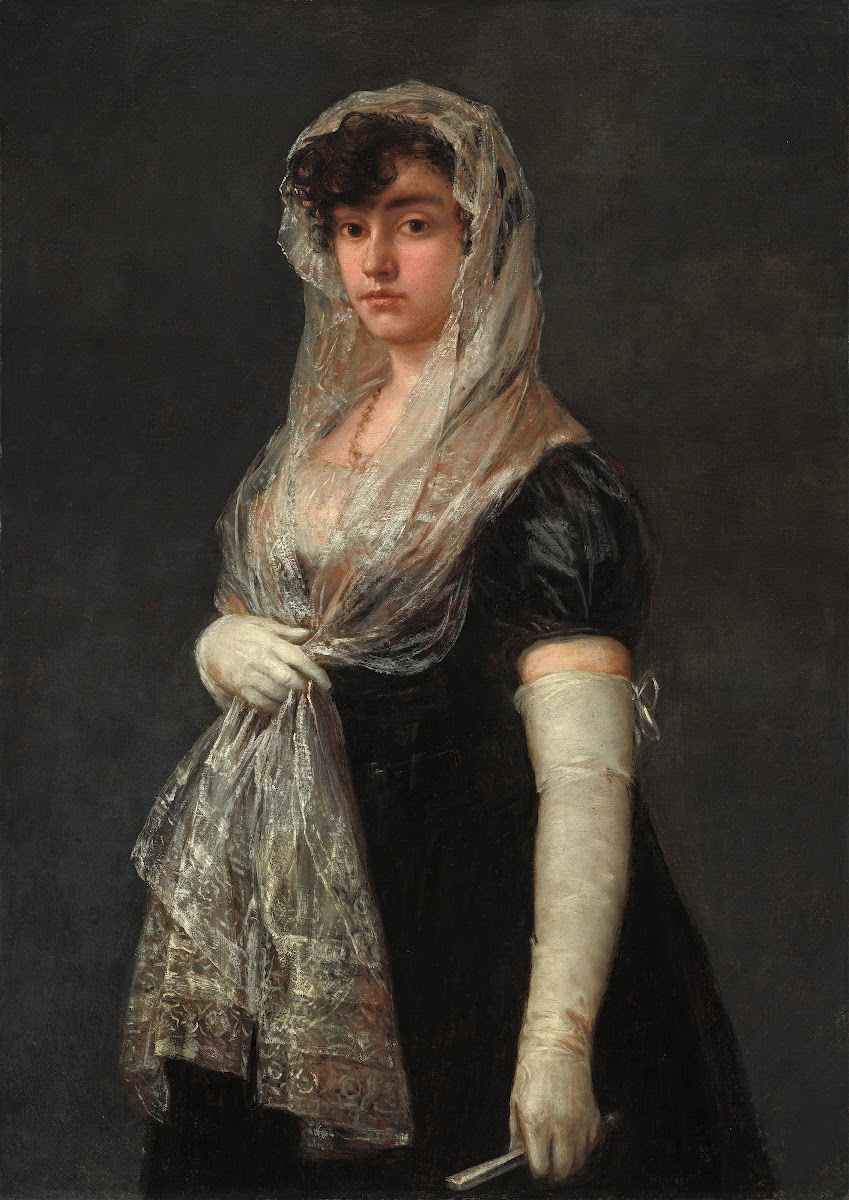 Young Lady Wearing a Mantilla and Basquina c 1800 1805