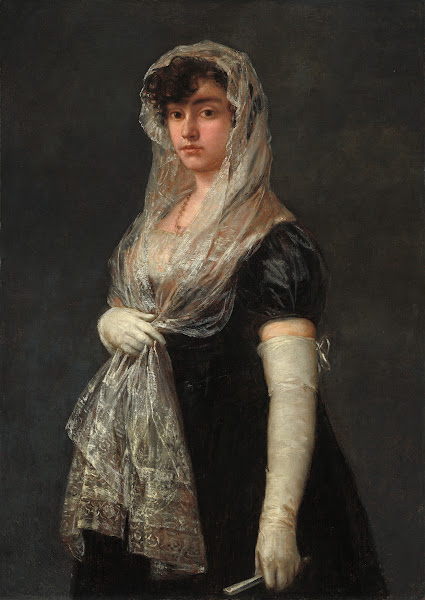 Young Lady Wearing a Mantilla and Basquina c 1800 1805