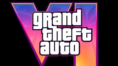 Grand Theft Auto Vi, Gta 6, Black, Logo Full HD iPhone Wallpaper Background