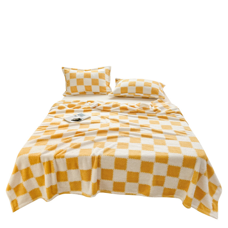 Flanell-Wohndecke, kariert, verschiedene Größen