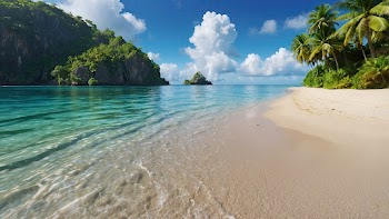 Tropical Beach Wallpaper