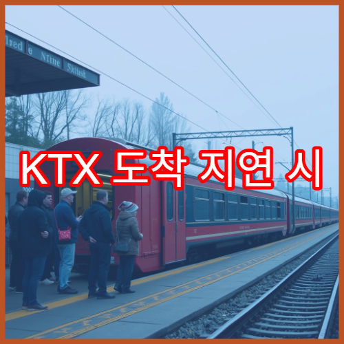 KTX 도착 지연 시 환불 정책 및 보상 기준