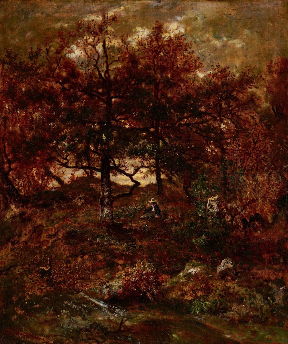Autumn at St Jean de Paris Forest of Fontainebleau 1846