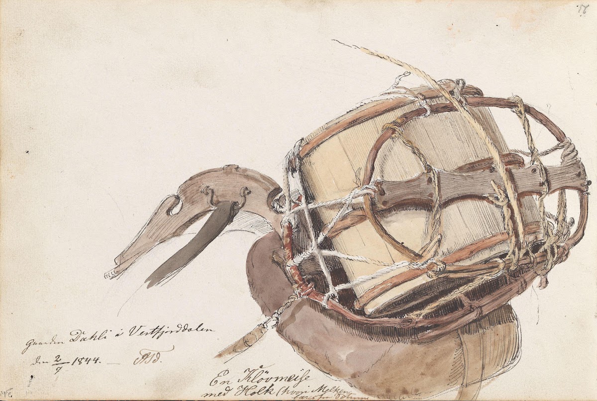 Kløvmeis med holk 1844