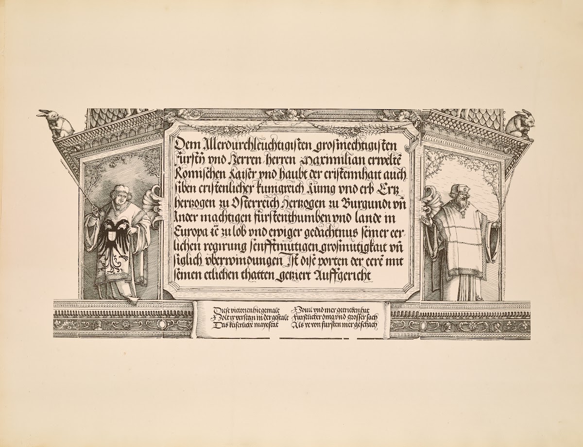 Die Ehrenpforte des Kaisers Maximilian I Pl14 1885