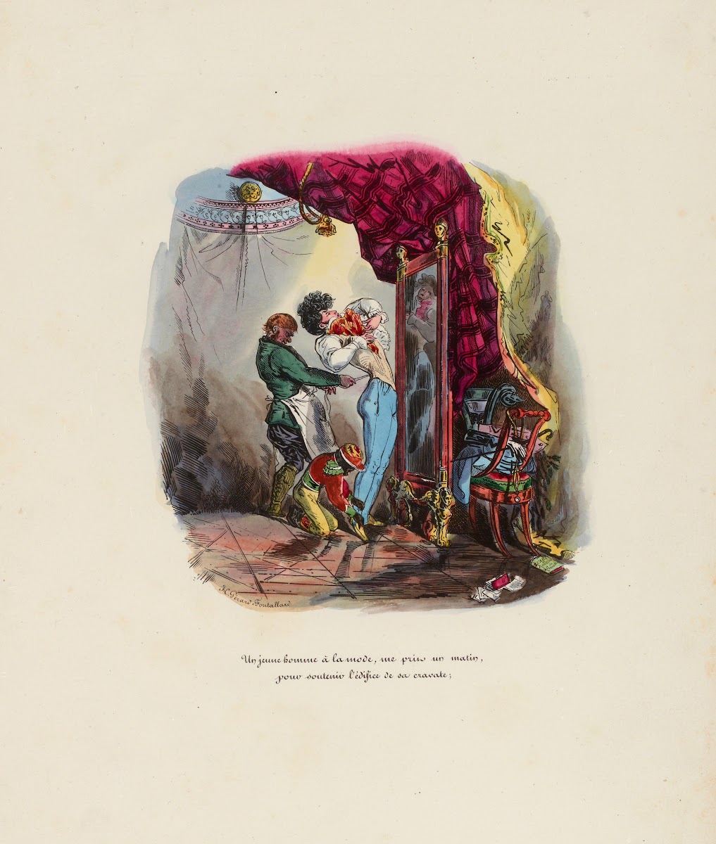 Un jeune homme à la mode me prit un matin 1828
