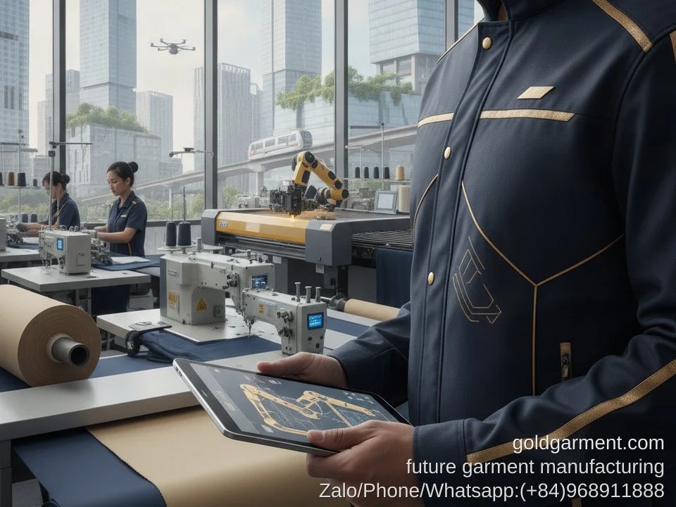 The Future of Garment Manufacturing: AI, Automation & Vietnam's Competitive Edge - Gold Garment Vietnam