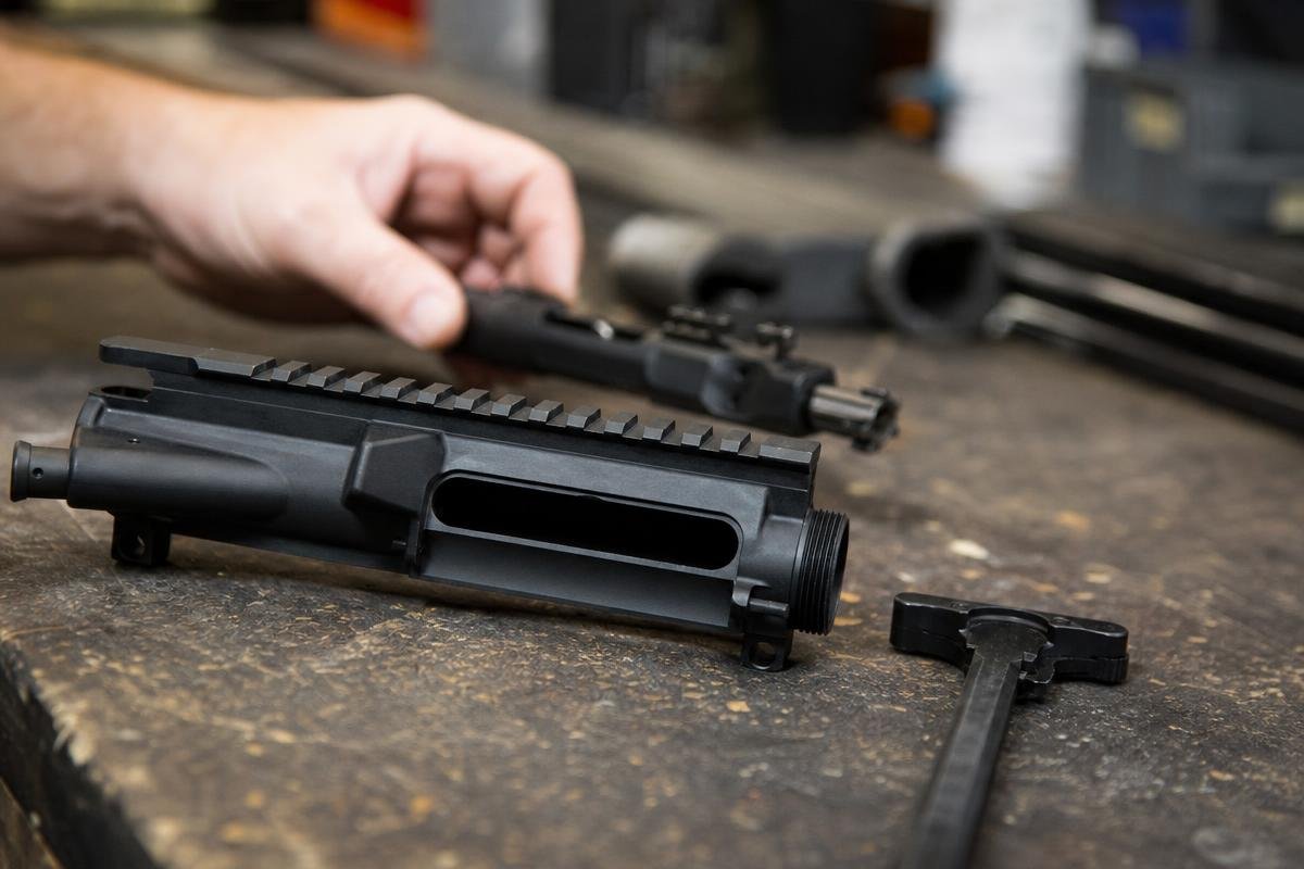 AR-15 charging handle compatibility with upper receiver and bolt carrier group