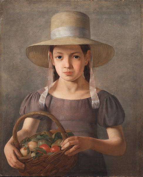 A Girl with Fruits in a Basket 1825  1828