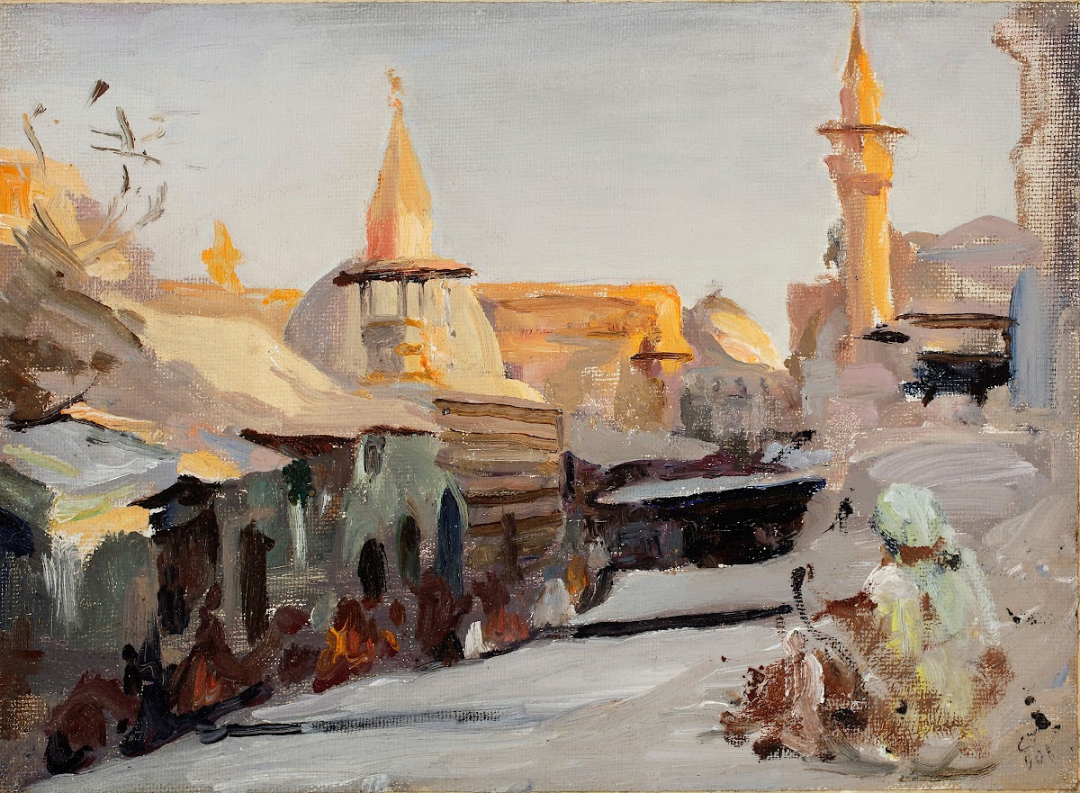 Street in Damascus From the journey to Palestine 1901