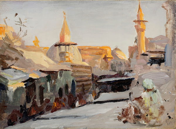 Street in Damascus From the journey to Palestine 1901