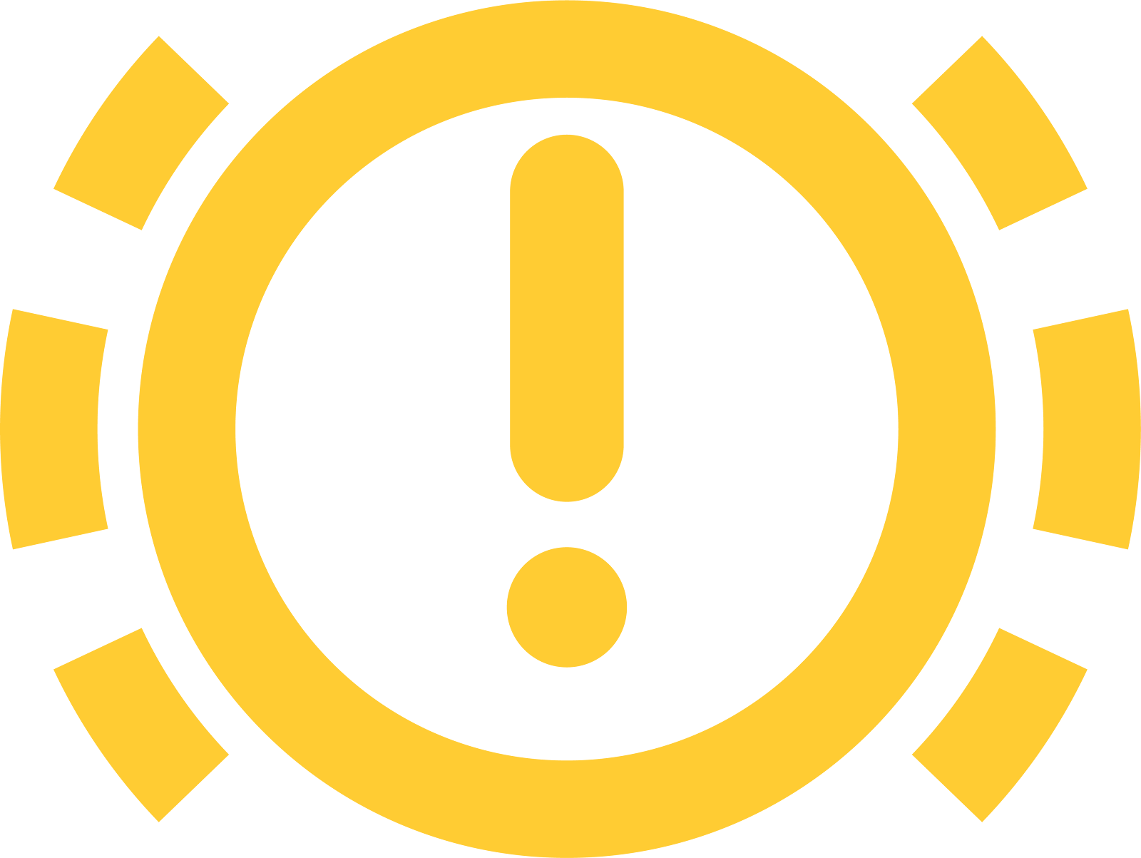 amber padwear dashboard warning light