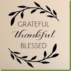 grateful thankful blessed