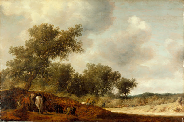 Landscape with Deer Hunters circa 1630