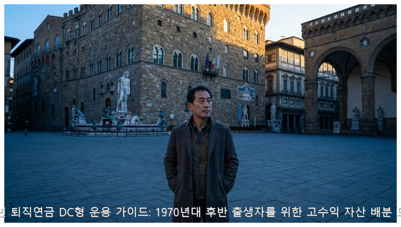 2026년 퇴직연금 DC형 운용 가이드: 1970년대 후반 출생자를 위한 고수익 자산 배분 모델링 핵심 안내 및 분석 인포그래픽 (2)