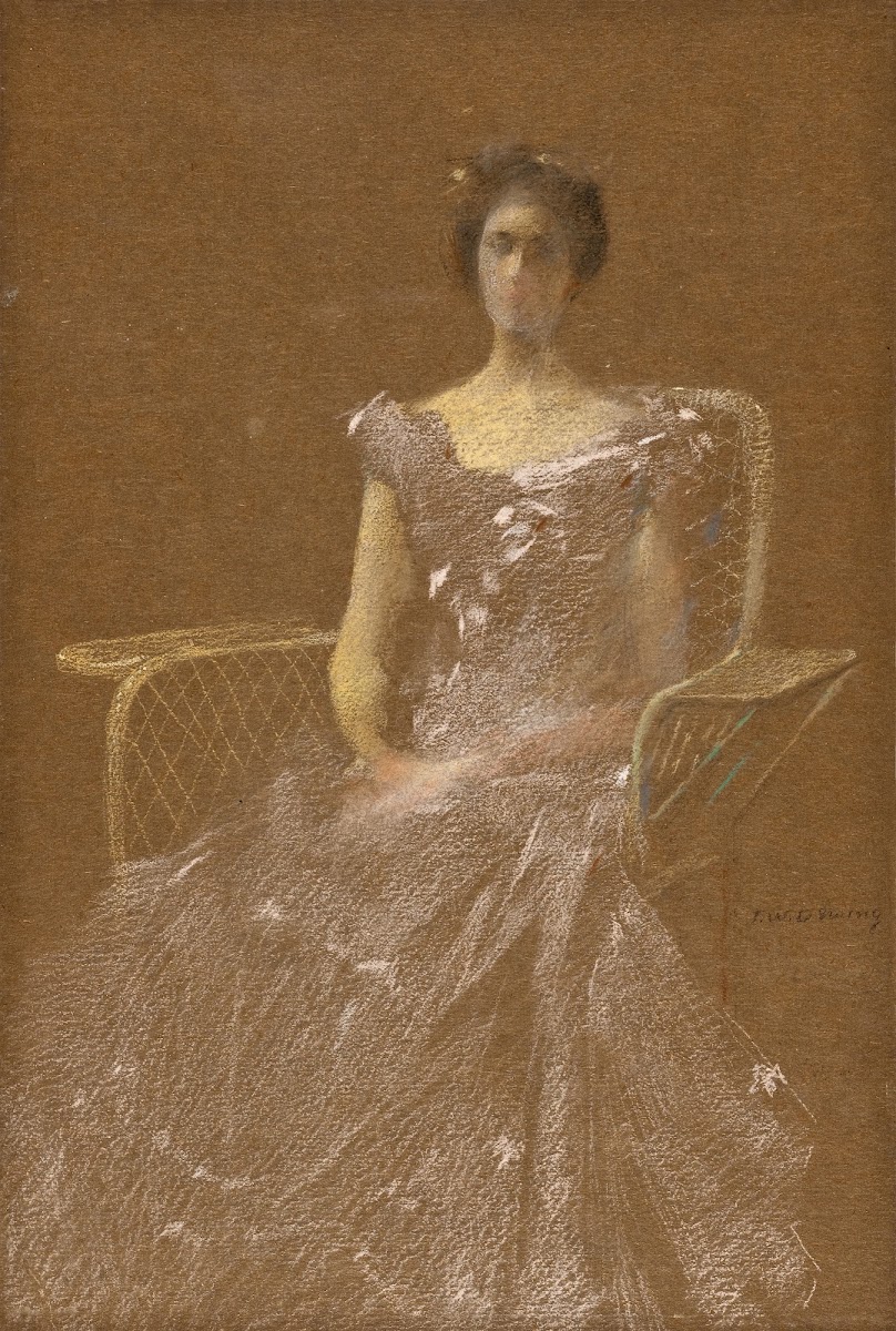 Lady in Rattan Armchair circa 1895 1908