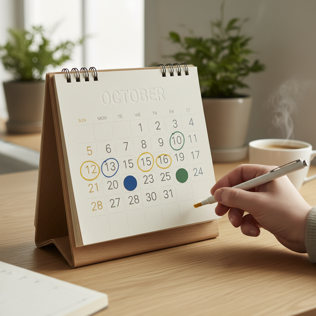 🗓️ 남은 일정, 달력에 표시하세요
