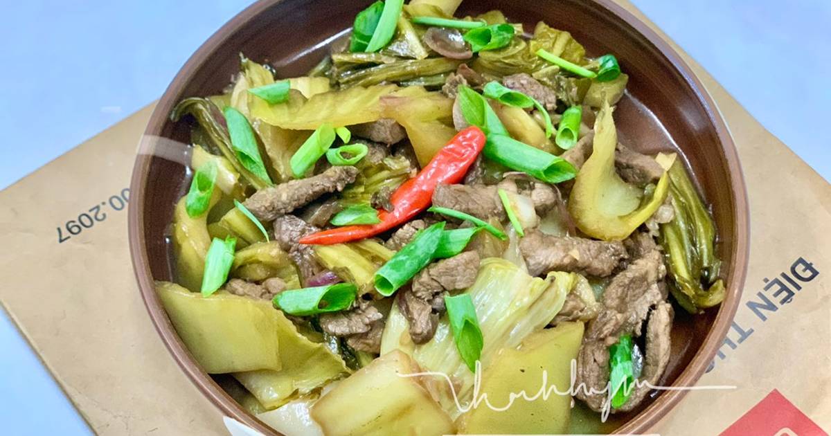 Bò Kho Dưa Chua