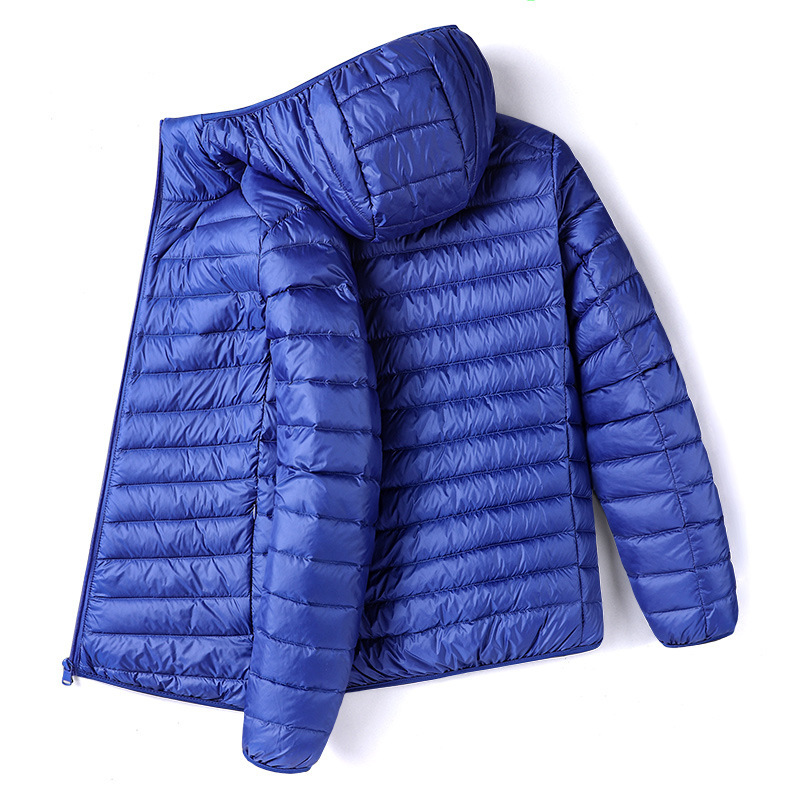 Men's padded jacket, lightweight, short, lined