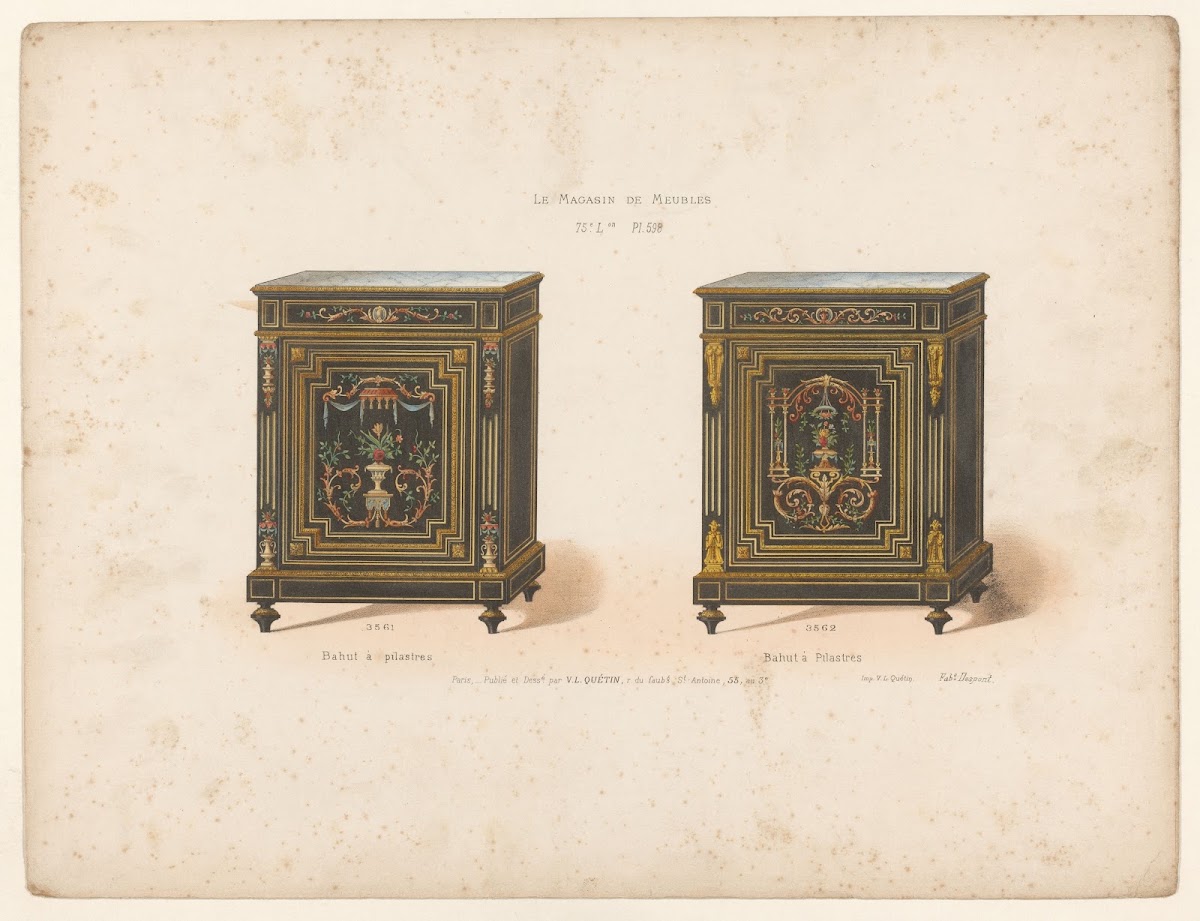 Bahut à pilastres 1832   1904