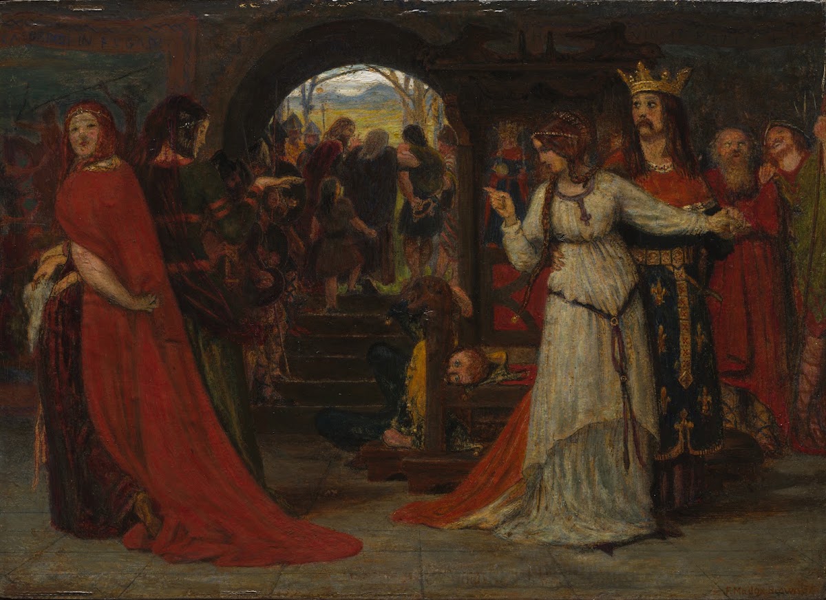 Cordelia Parting from her Sisters 1854
