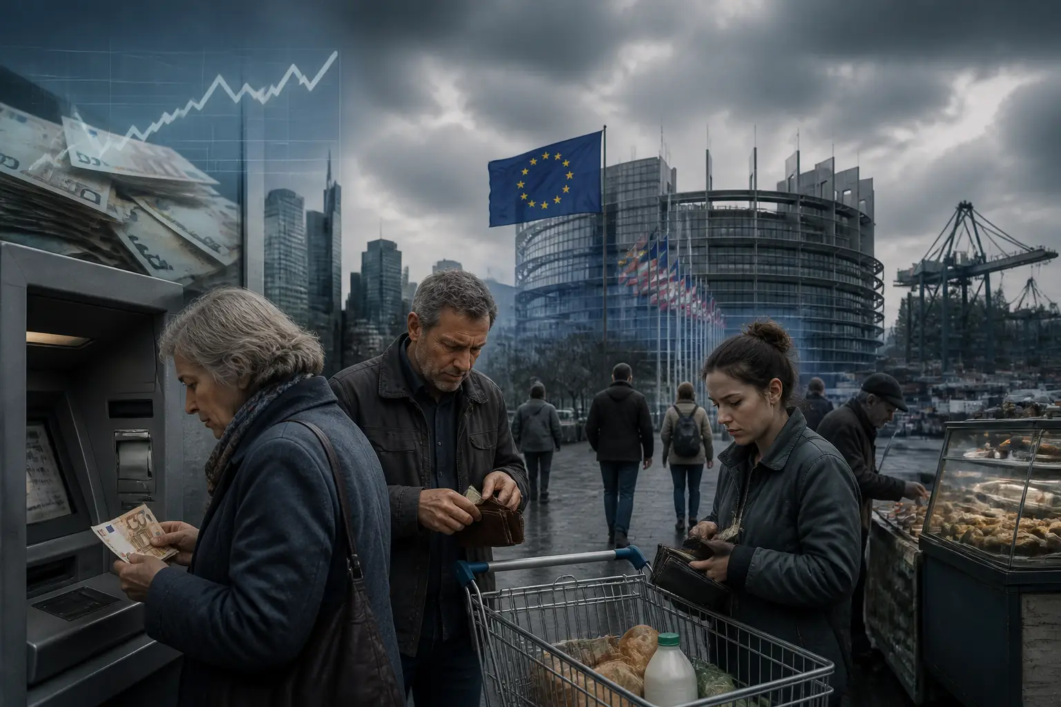 Editorial image for EU cash in circulation rises as anxiety over crises grows