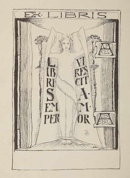 Bookplate of Alfred Altenberg 1908