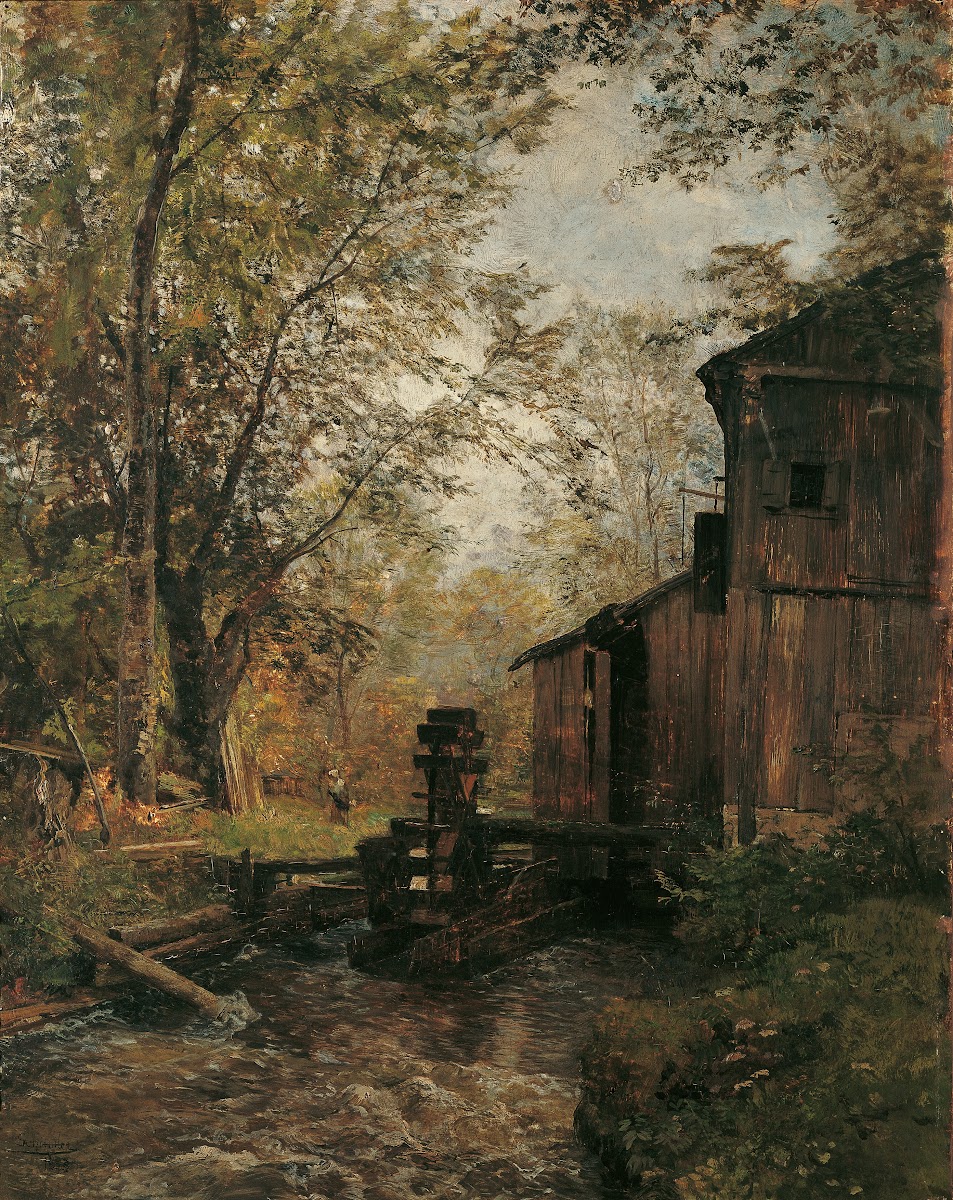 Die Gosaumühle bei Ischl 1883
