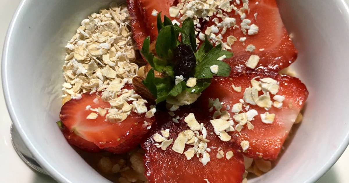 Yến mạch trái cây (quick breakfast 3minutes every day)