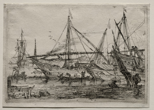A Mediterranean Harbor 1600s