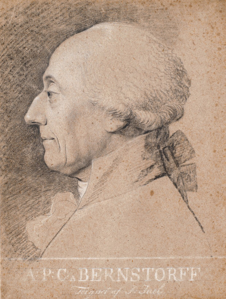 Portræt af statsmanden AP Bernstorff 1795  1798