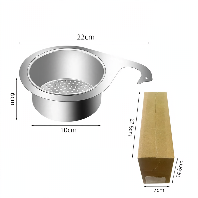 Stainless Steel Drying Rack for the Sink, Hangable