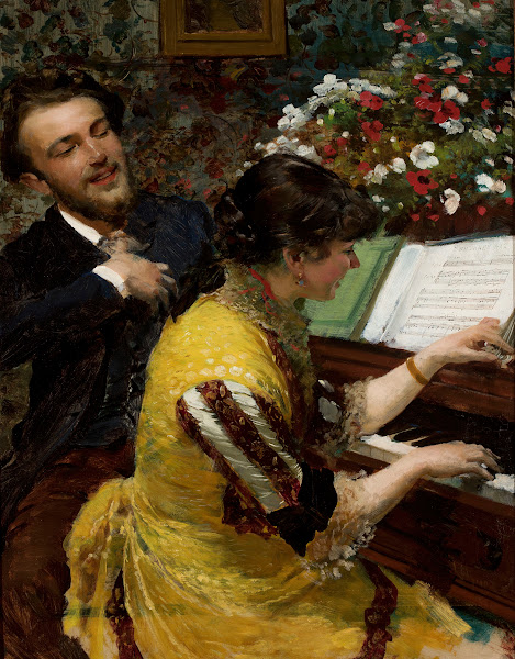 I have seen once  scene by the piano 1884