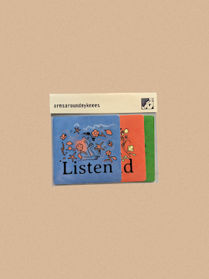READ, LISTEN, CREATE - Sticker Pack