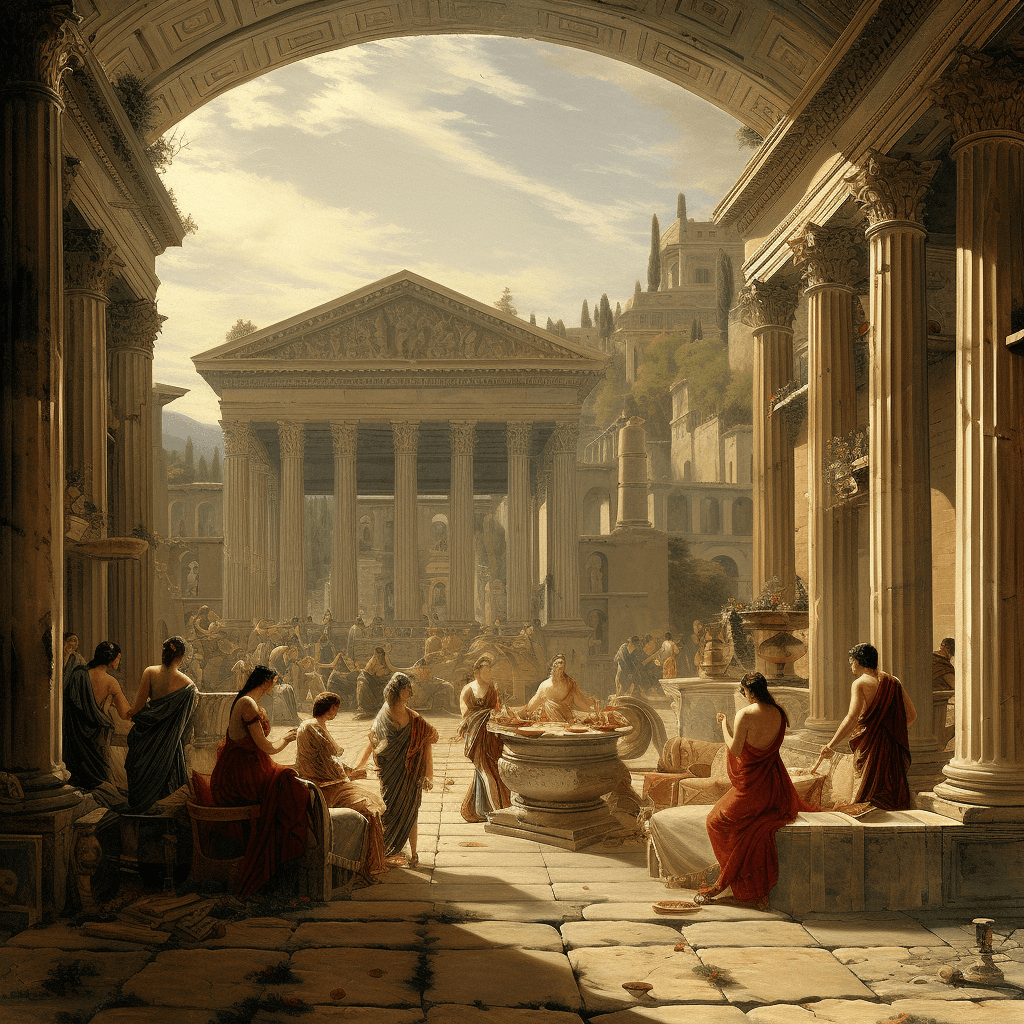 Disfrute social en la Antigua Roma