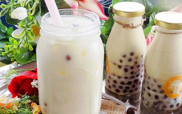 Sữa Đậu Xanh Trân Châu