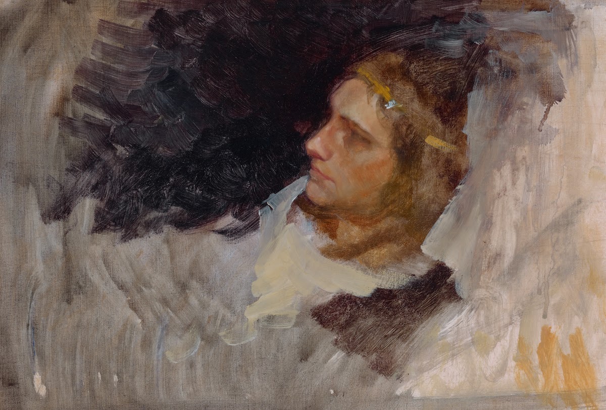 Figure Study of Hamlet for The Play Scene Hamlet Act III Scene II ca18961897