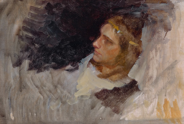 Figure Study of Hamlet for The Play Scene Hamlet Act III Scene II ca18961897
