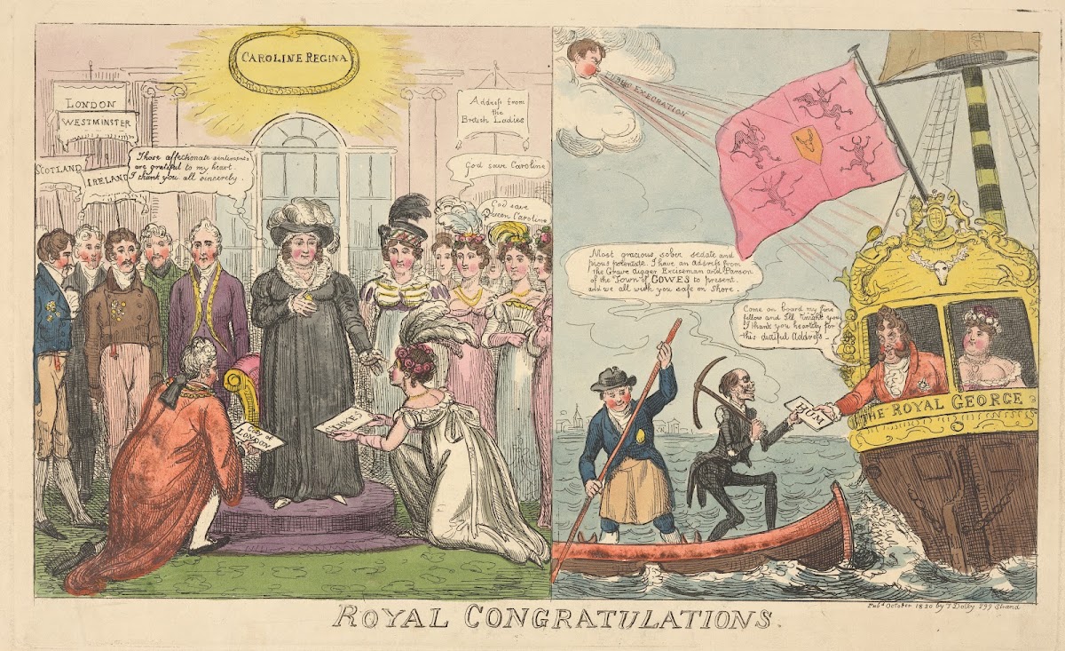 Royal congratulations 1820
