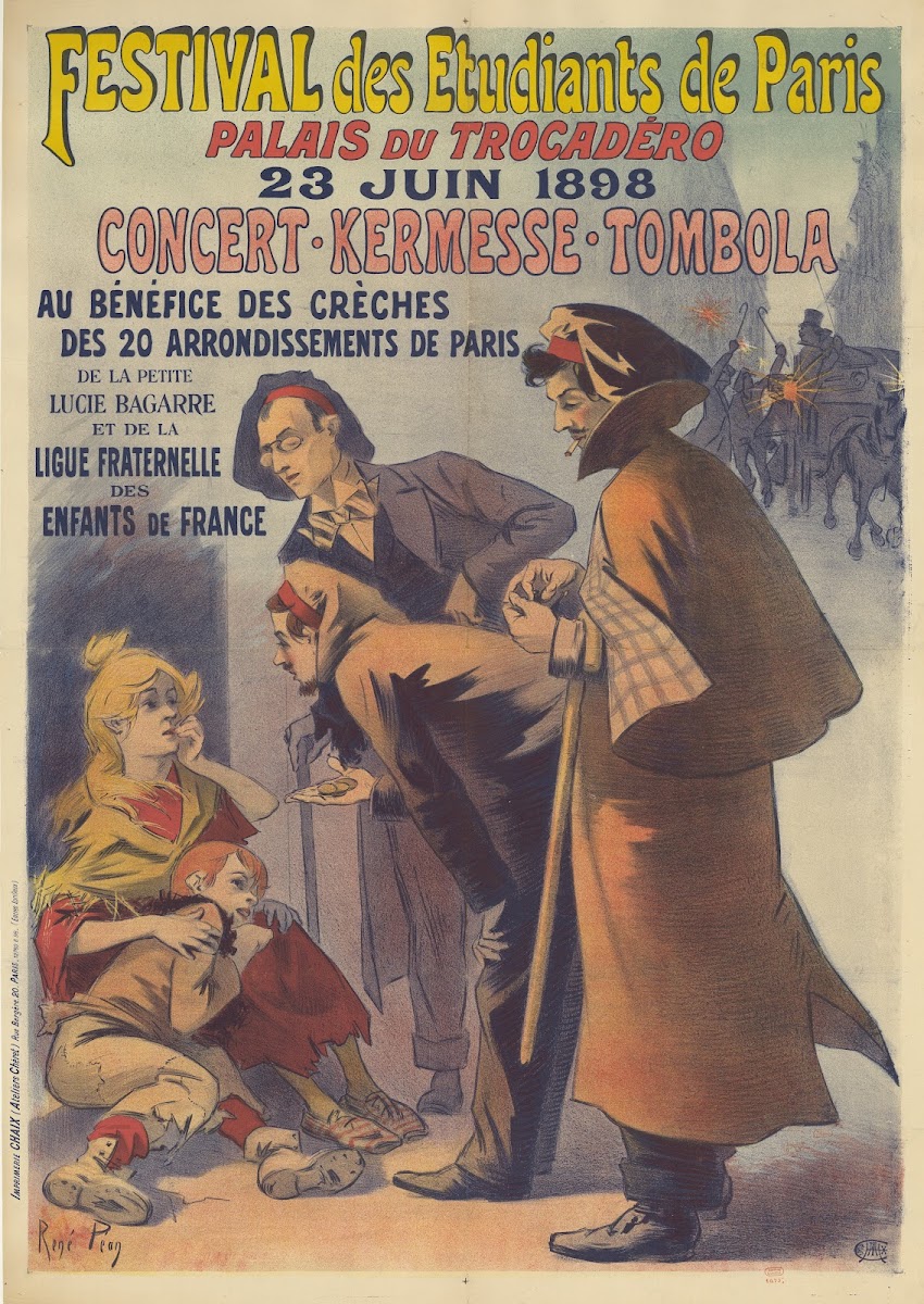 Festival des Etudiants de Paris Palais du Trocadéro 23 juin 1898 Concert  Kermes