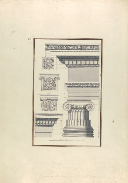 Members of a Ionic Temple in Ruins at Priene now Turunclar ca 1750