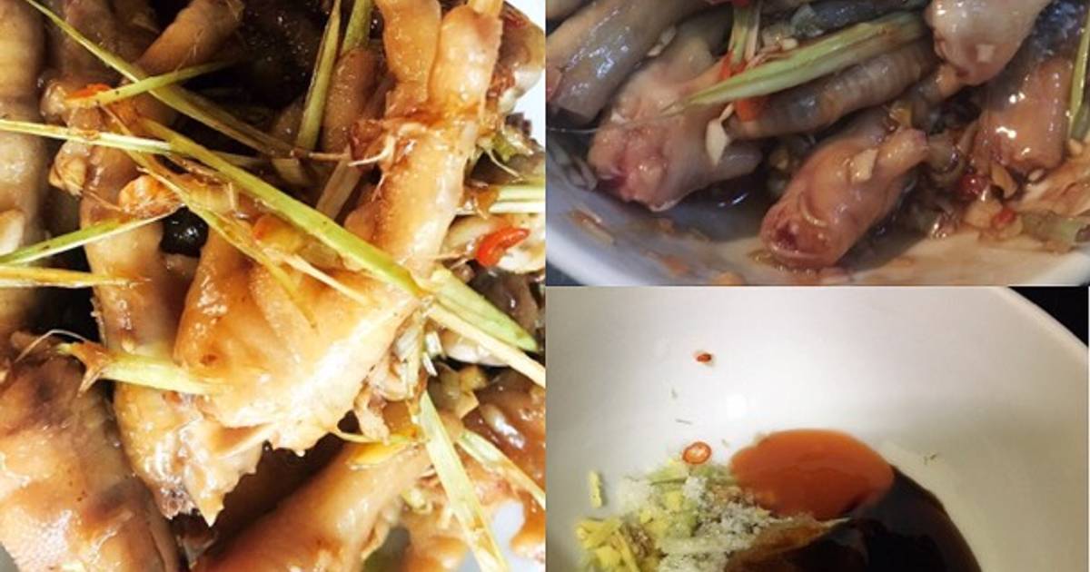 Chân gà xào xả ớt 🌶
