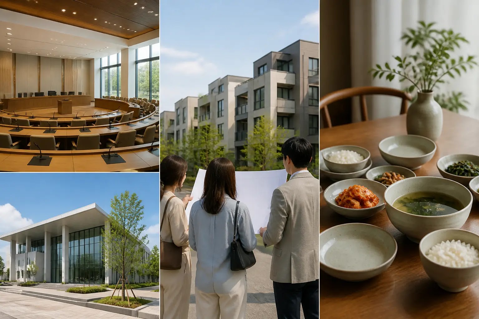 AI-generated Business Daily Brief multi-story editorial montage