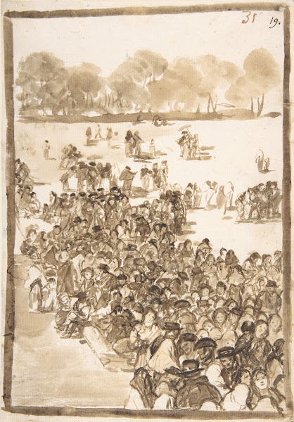 Crowd in a Park ca 181220