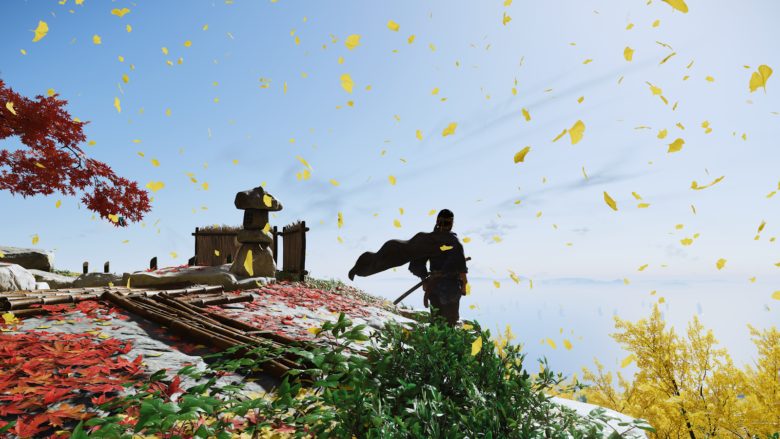 Jin Sakai In Ghost Of Tsushima - Game Screenshot 4K Wallpaper (3840x2160)