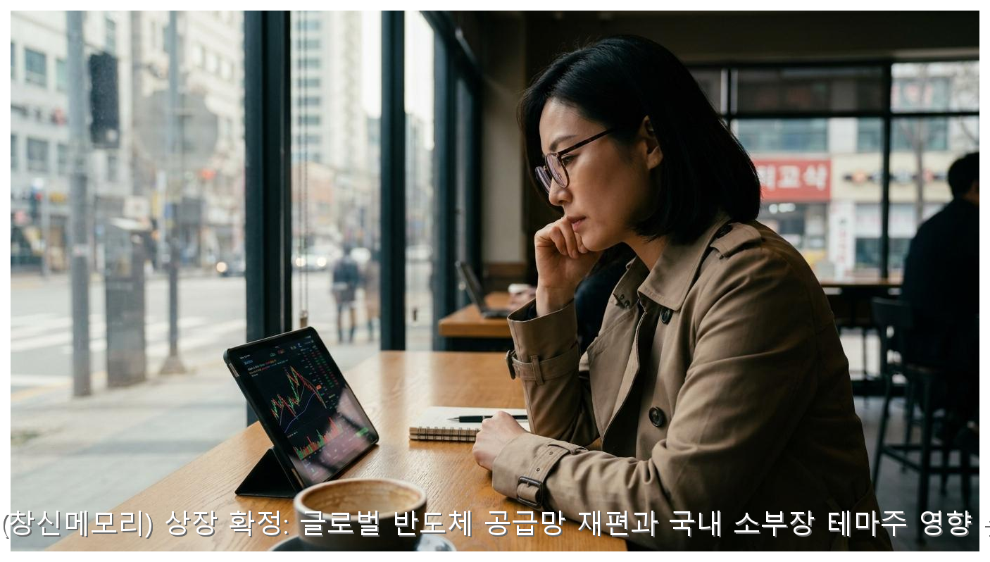 중국 CXMT(창신메모리) 상장 확정: 글로벌 반도체 공급망 재편과 국내 소부장 테마주 영향 분석 가이드 핵심 안내 및 분석 인포그래픽 (7)